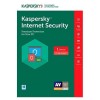 Kaspersky Internet Security 2017 1 Pc 1 Year 1 Instalation cd ,365 days valid Serialkey New Slim Pack Plastic Cd Cover)