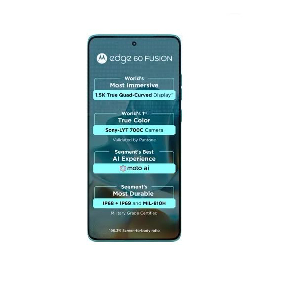 Motorola Edge 60 Fusion Front View