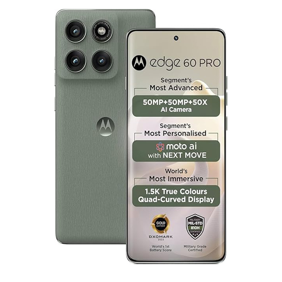 Motorola Edge 60 Pro Front View