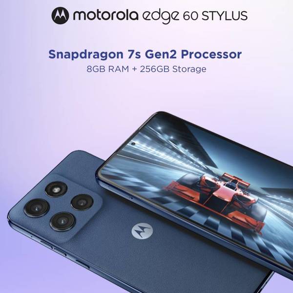 Motorola Edge 60 Stylus Front View